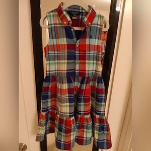 Super Soft RALPH LAUREN POLO Madras Colorful Plaid Dress